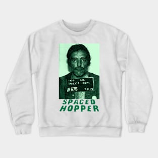 Spaced Hopper leaf green Crewneck Sweatshirt